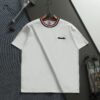 Moncler Embroidered Logo Cotton T-Shirt Moncler Embroidered Logo Cotton T-Shirt