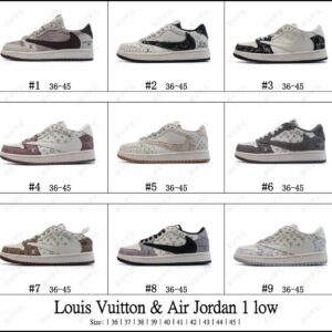 AJ 1 Low x Travis Scott x LV Shoes.1