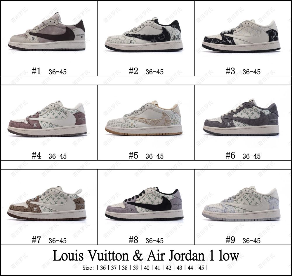 AJ 1 Low x Travis Scott x LV Shoes.1 AJ 1 Low x Travis Scott x LV Shoes.1