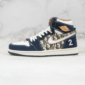 AJ 1 High x DO ‘Navy’