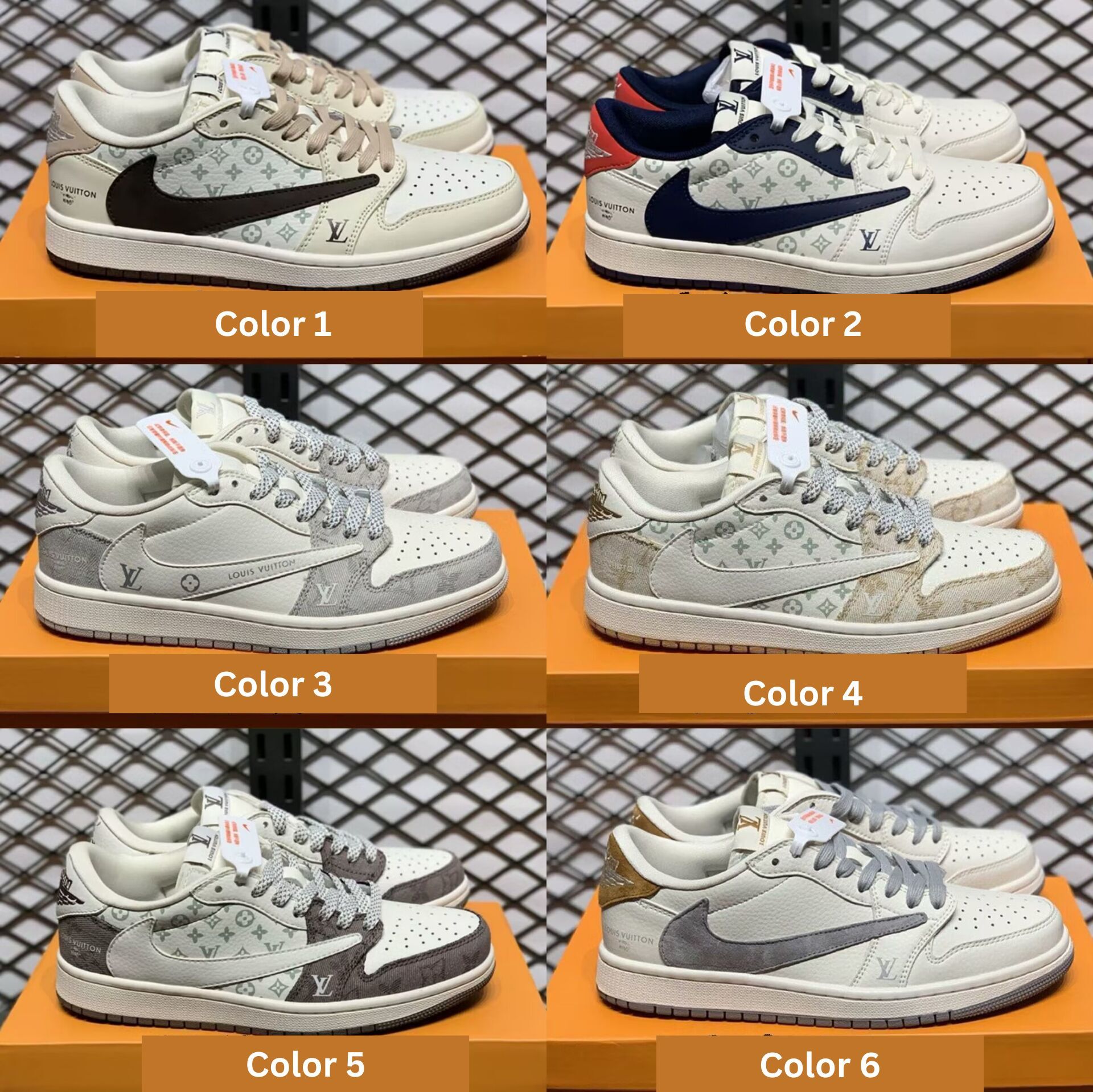 AJ 1 Low x Travis Scott x Nike x LV Shoes AJ 1 Low x Travis Scott x Nike x LV Shoes