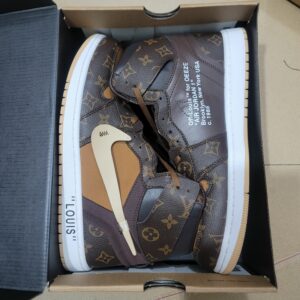 AJ 1 High x LV Coffee Brown AQ0818-158