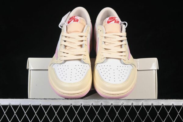 AJ 1 Low x Travis Scott ‘Sail Shy Pink’ IQ7604-101