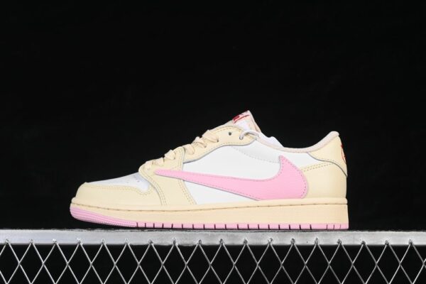AJ 1 Low x Travis Scott ‘Sail Shy Pink’ IQ7604-101