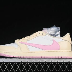 AJ 1 Low x Travis Scott 'Sail Shy Pink' IQ7604-100 2 f56deb6b result