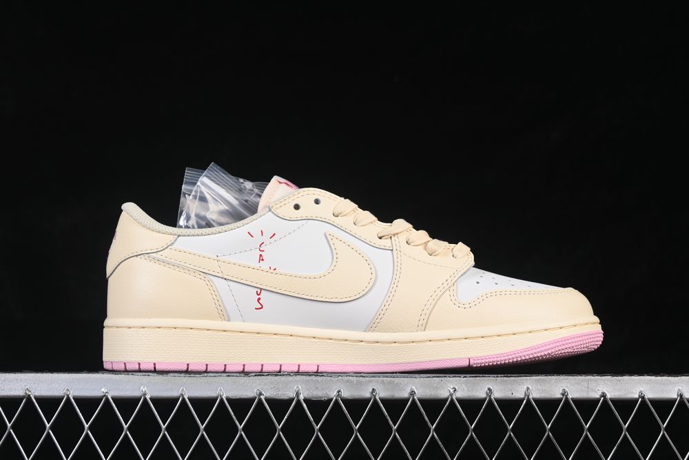 AJ 1 Low x Travis Scott ‘Sail Shy Pink’ IQ7604-100 AJ 1 Low x Travis Scott ‘Sail Shy Pink’ IQ7604-100