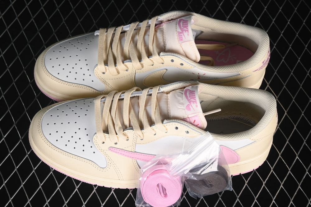 AJ 1 Low x Travis Scott ‘Sail Shy Pink’ IQ7604-100 AJ 1 Low x Travis Scott ‘Sail Shy Pink’ IQ7604-100