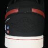 AJ 1 Low Customized ‘Black White Red’ 553558-040 AJ 1 Low Customized ‘Black White Red’ 553558-040