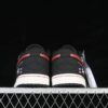 AJ 1 Low Customized ‘Black White Red’ 553558-040 AJ 1 Low Customized ‘Black White Red’ 553558-040