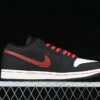 AJ 1 Low Customized ‘Black White Red’ 553558-040 AJ 1 Low Customized ‘Black White Red’ 553558-040