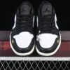 AJ 1 Low Customized ‘White Black’ 553558-040
