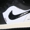 AJ 1 Low Customized ‘White Black’ 553558-040
