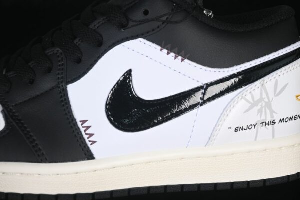 AJ 1 Low Customized ‘White Black’ 553558-040