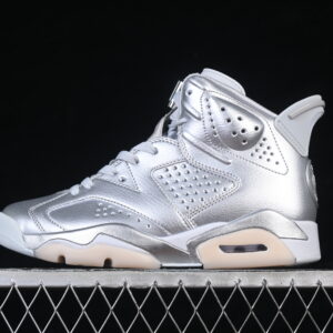 AJ 6 Retro x PSG ‘Metallic Silver’ IQ5135-010