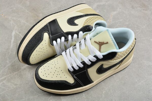 AJ 1 Low SE ‘Coconut Milk Black’ HQ3437-101