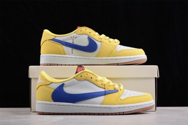 AJ 1 Low Travis Scott ‘Canary’ DZ4137-700