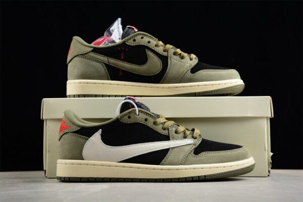 AJ 1 Low Travis Scott ‘Black Olive’ DM7866-002