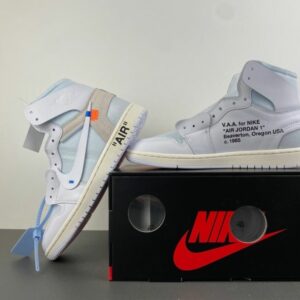 AJ 1 High OG x Virgil Abloh ‘Alaska’ AA3834-100