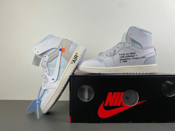 AJ 1 High OG x Virgil Abloh ‘Alaska’ AA3834-100