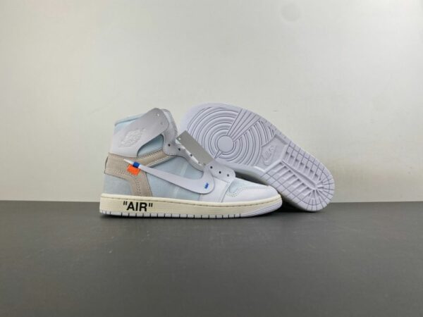 AJ 1 High OG x Virgil Abloh ‘Alaska’ AA3834-100