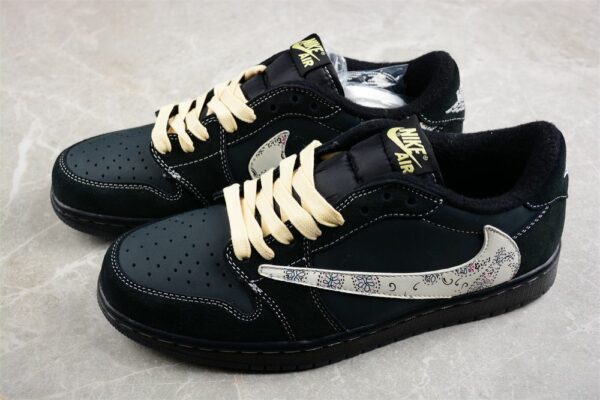 AJ 1 Low Travis Scott ‘Black Phantom Paisley’ DM7866-889