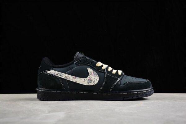 AJ 1 Low Travis Scott ‘Black Phantom Paisley’ DM7866-889