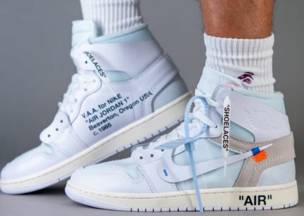 AJ 1 High OG x Virgil Abloh ‘Alaska’ AA3834-100