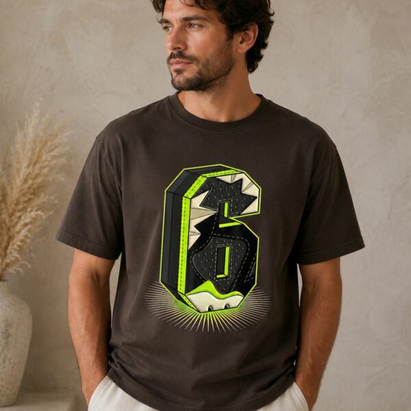 The Six Graphic Tee Match Jordan 6 Electric Green T-Shirt T-Shirt The Six Graphic Tee Match Jordan 6 Electric Green T-Shirt T-Shirt