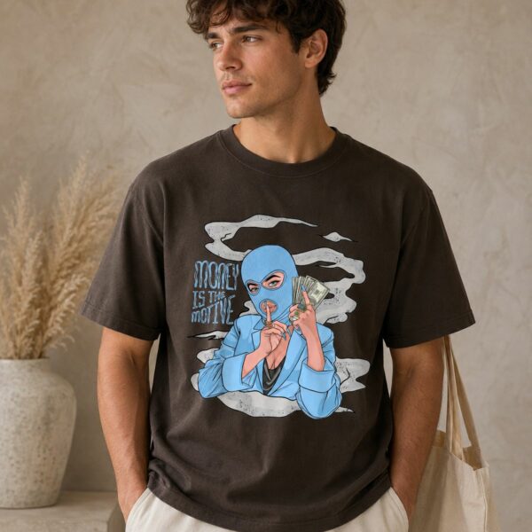 Mens M.I.T.M Graphic Tee Matching Jordan 4 University Blue T-Shirt