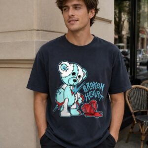Mens B.H Bear Tee To Match The Jordan 11 Low Legend Blue T-Shirt
