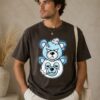 Douple Bear Graphic Tee Match Jordan 11 Low Legend Blue T-Shirt Douple Bear Graphic Tee Match Jordan 11 Low Legend Blue T-Shirt