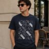 Diagonal Jordan Pattern Jordan Camo Pattern Grey Camouflage T-Shirt Diagonal Jordan Pattern Jordan Camo Pattern Grey Camouflage T-Shirt