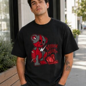 B.H Bear Tee To Match Jordan 13 Red Flint T-Shirt