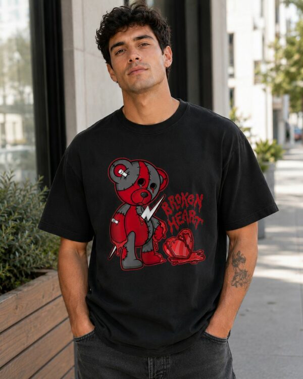 B.H Bear Tee To Match Jordan 13 Red Flint T-Shirt