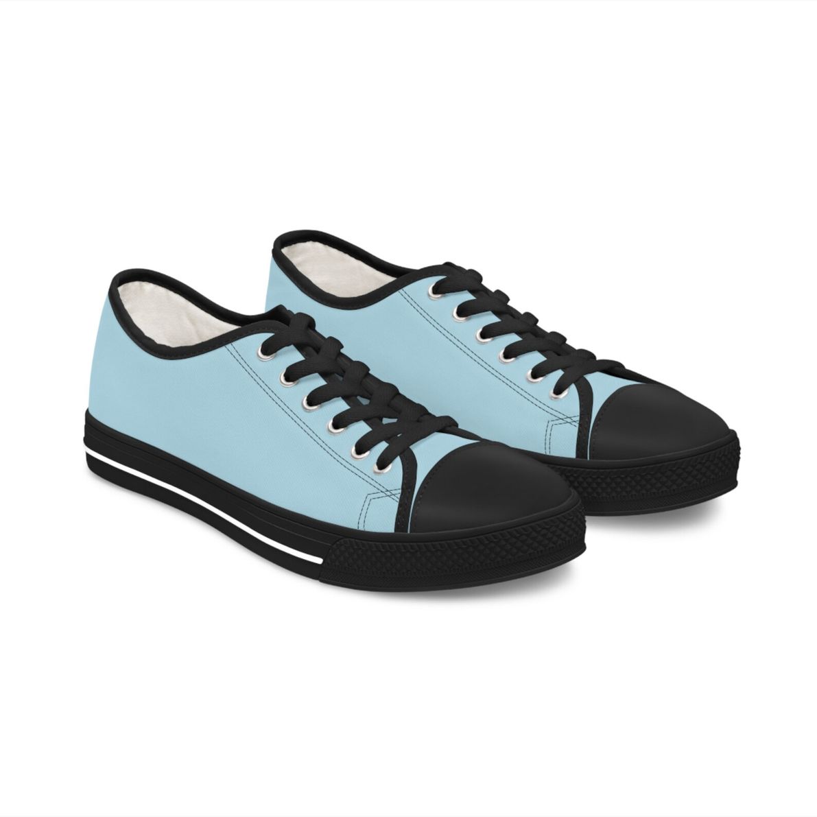 Powder Blue Low Top Sneakers K7315 Powder Blue Low Top Sneakers K7315