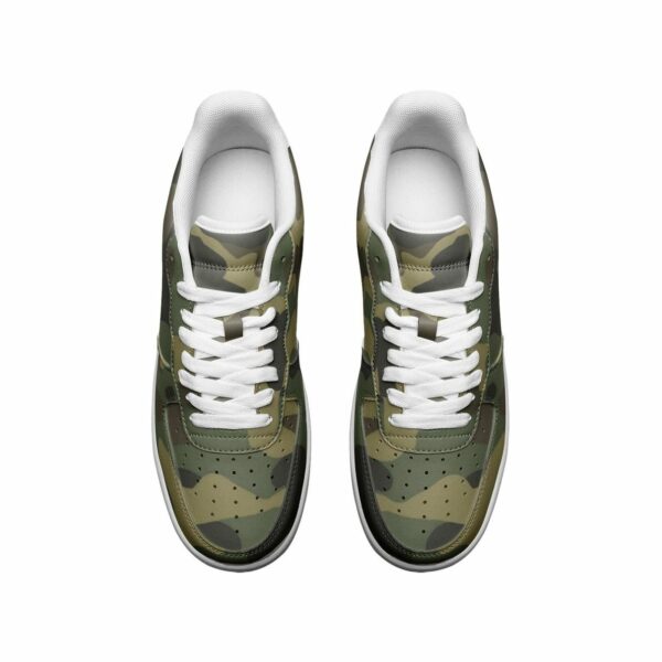 Camo Low Top Leather Sneakers H6249 Camo Low Top Leather Sneakers H6249