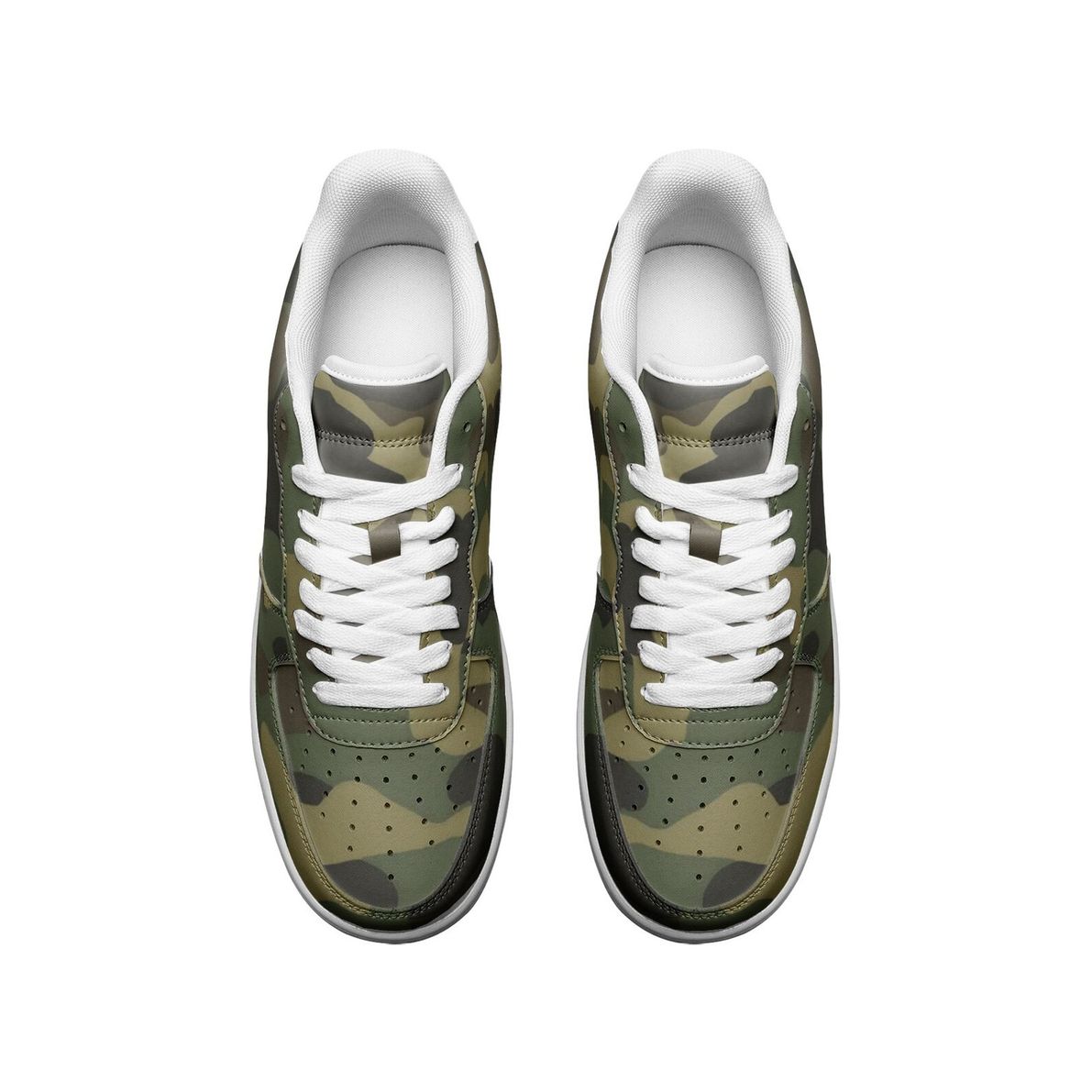 Camo Low Top Leather Sneakers H6249 Camo Low Top Leather Sneakers H6249
