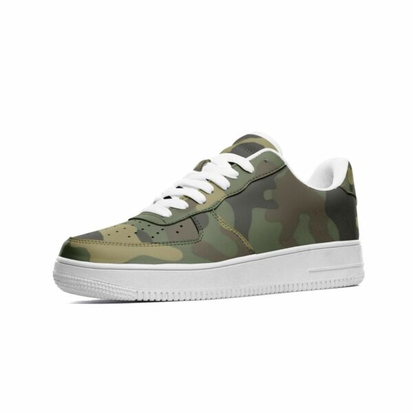 Camo Low Top Leather Sneakers H6249 Camo Low Top Leather Sneakers H6249