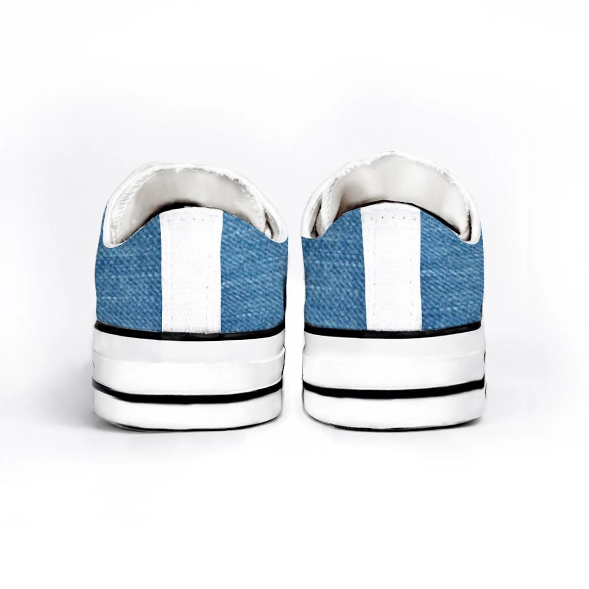 Casual Denim Style Low Top Canvas Sneakers K2746 Casual Denim Style Low Top Canvas Sneakers K2746