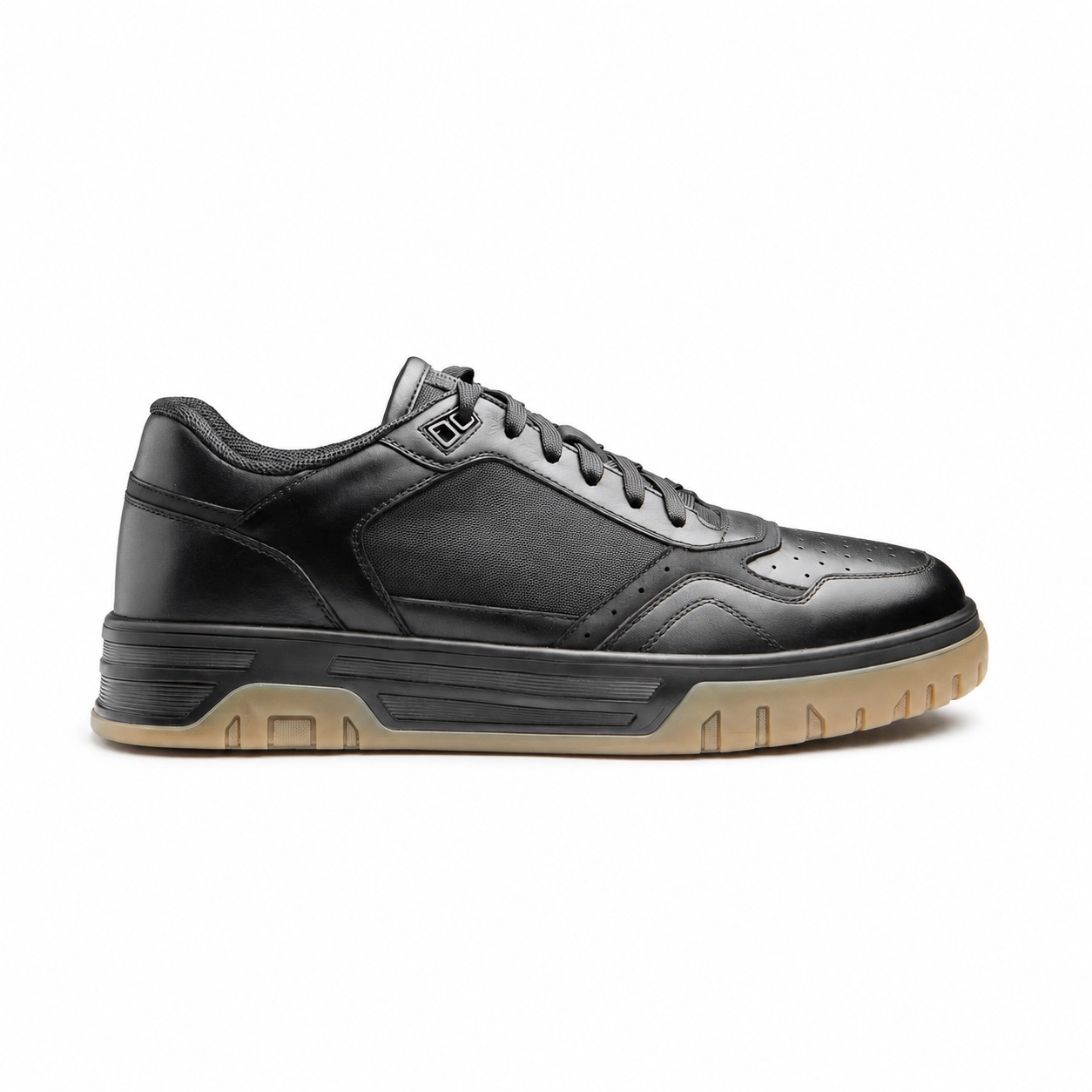 Fabric Lined Leather Sneakers T9364 Fabric Lined Leather Sneakers T9364