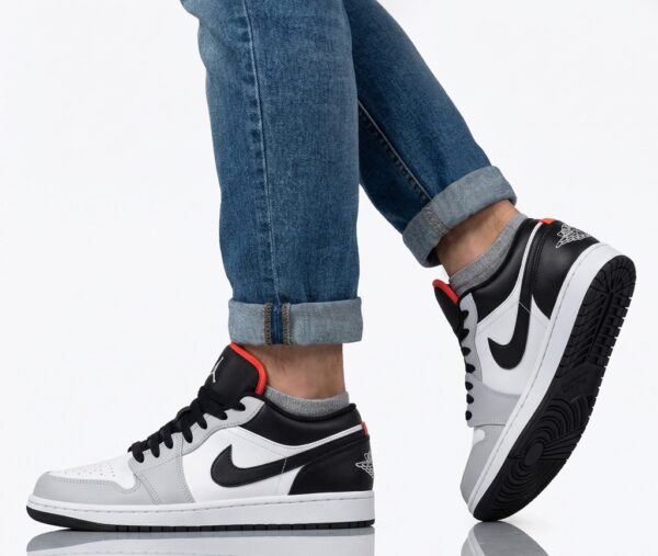 AJ 1 Low ‘Neutral Grey Infrared 23’ 553558-045