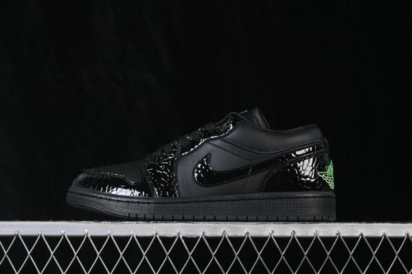 AJ 1 Low SE ‘Black Croc Scream Green’ IQ9701-010 AJ 1 Low SE ‘Black Croc Scream Green’ IQ9701-010