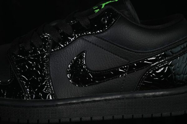 AJ 1 Low SE ‘Black Croc Scream Green’ IQ9701-010 AJ 1 Low SE ‘Black Croc Scream Green’ IQ9701-010