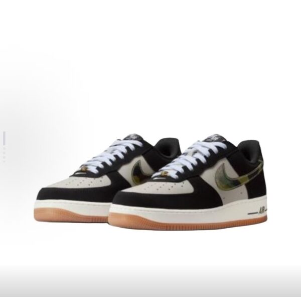 AF 1 Low ‘Black Patent Camo Swoosh’ HQ1967-100