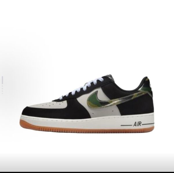 AF 1 Low ‘Black Patent Camo Swoosh’ HQ1967-100