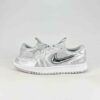 AJ 1 Low Method of Make V3 ‘Metallic Silver’ HQ2186-002 AJ 1 Low Method of Make V3 ‘Metallic Silver’ HQ2186-002