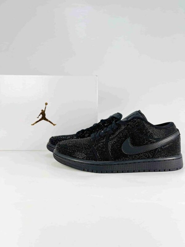 AJ 1 Low Custom ‘Black Rhinestone’ 553558-093