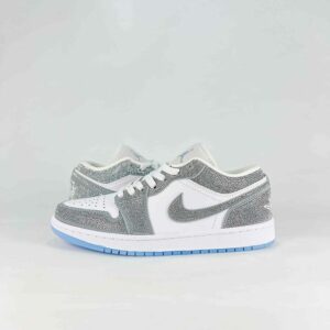 AJ 1 Low Custom ‘Silver Rhinestone’ DC0774-105