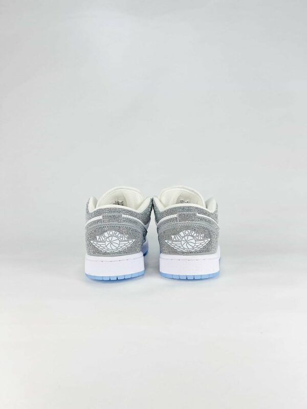 AJ 1 Low Custom ‘Silver Rhinestone’ DC0774-105