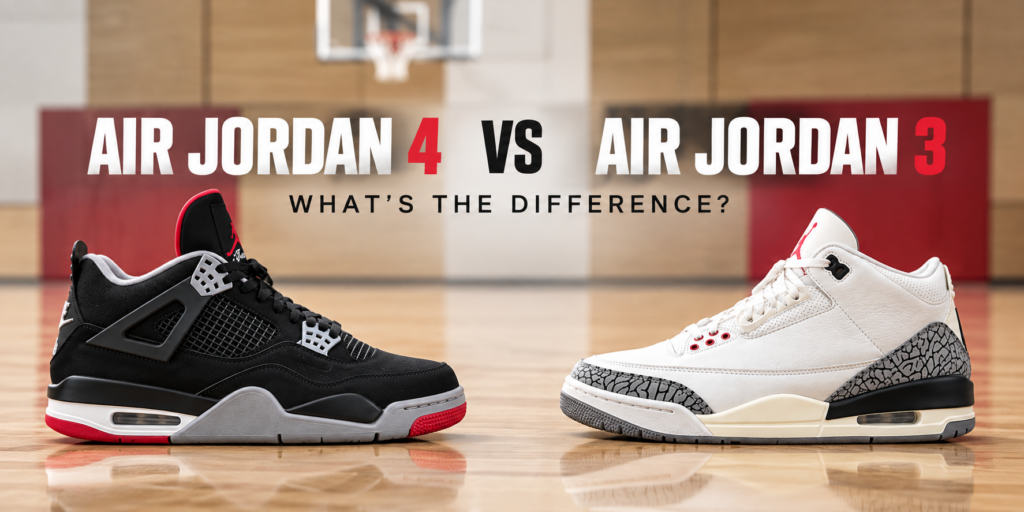 Air Jordan 3 vs Air Jordan 4